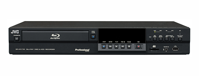 JVCケンウッド、業務用Blu-ray Disc＆HDDレコーダーSR-HD1700を発売 